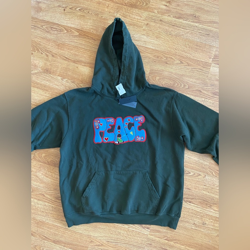 NWT VALAS Los Angeles PEACE Hoodie XXL Unisex